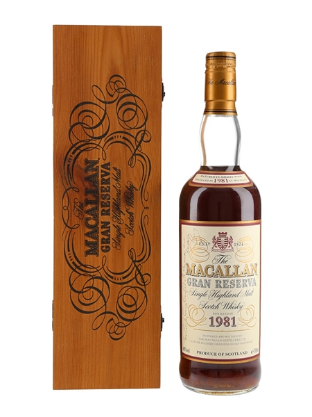 Macallan 1981 Gran Reserva Bottled 2000s 70cl / 40%