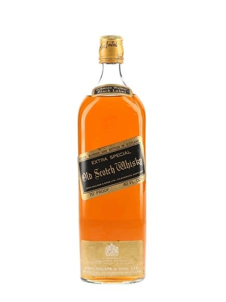 Johnnie Walker Black Label Extra Special Bottled 1970s 113cl / 40%