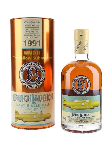 Bruichladdich 1991 14 Year Old WMD II - The Yellow Submarine 70cl / 46%