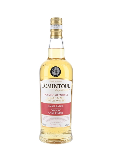 Tomintoul Small Batch Cognac Cask Finish Bottled 2022 70cl / 40%