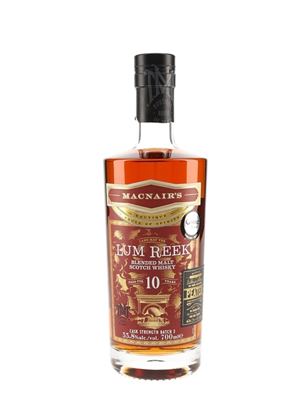 MacNair's Lum Reek 10 Year Old Bottled 2022 - Batch 2 70cl / 55.8%