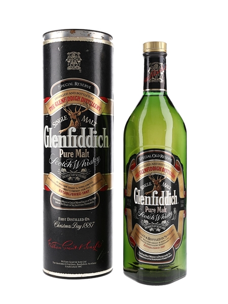 Glenfiddich Special Old Reserve Pure Malt Bottled 1990s 100cl / 43%