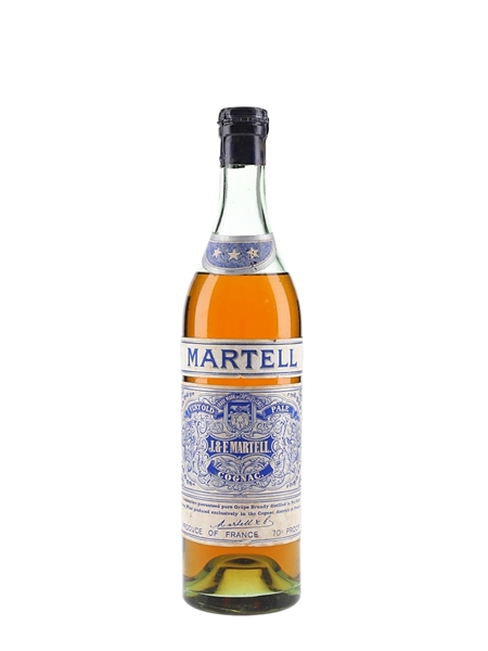 Martell 3 Star VOP Spring Cap Bottled 1950s 70cl / 40%