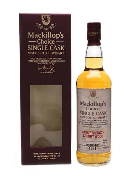 Highland Park 1991 Mackillop's Choice Bottled 2007 70cl / 53.9%