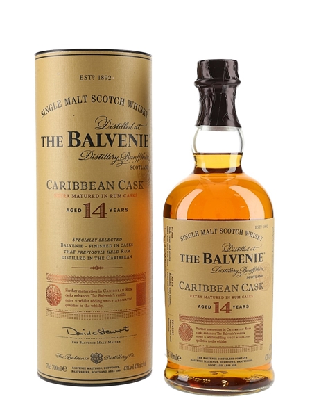 Balvenie 14 Year Old Caribbean Cask 70cl / 43%