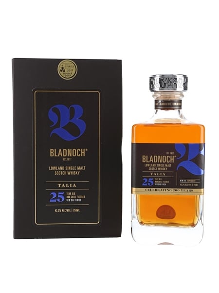 Bladnoch Talia 25 Year Old Celebrating 200 Years 75cl / 43.2%