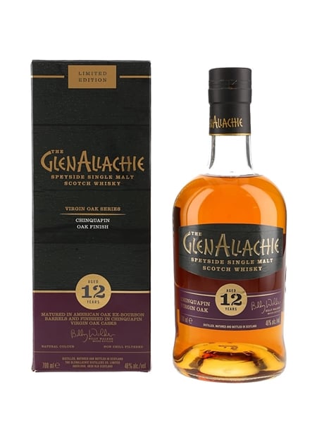 Glenallachie 12 Year Old Chinquapin Virgin Oak Bottled 2020 70cl / 48%