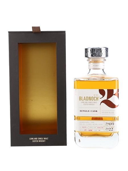 Bladnoch 2009 Single Cask Exclusive Release Bottled 2022 70cl / 56.9%