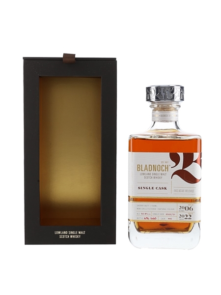 Bladnoch 2006 Single Cask Exclusive Release Bottled 2022 70cl / 50.8%