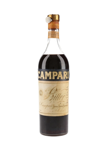 Campari Bitter Bottled 1930s 93cl / 29%