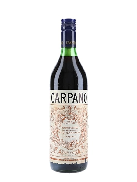 Carpano Vermuth Classico Bottled 1970s 100cl / 16.3%