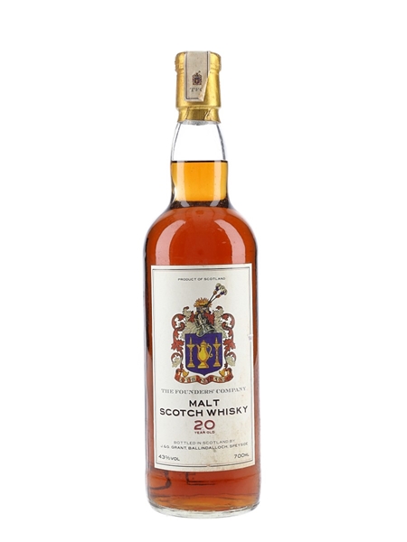 Founder's Company Malt Scotch Whisky 20 Year Old  70cl / 43%