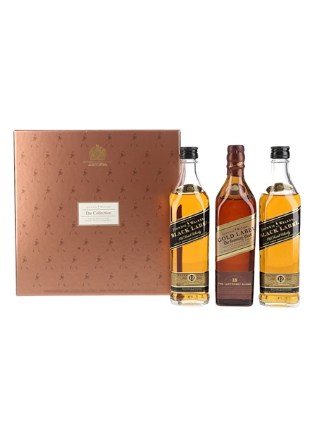 Johnnie Walker The Collection Black Label and Gold Label 3 x 20cl / 40%