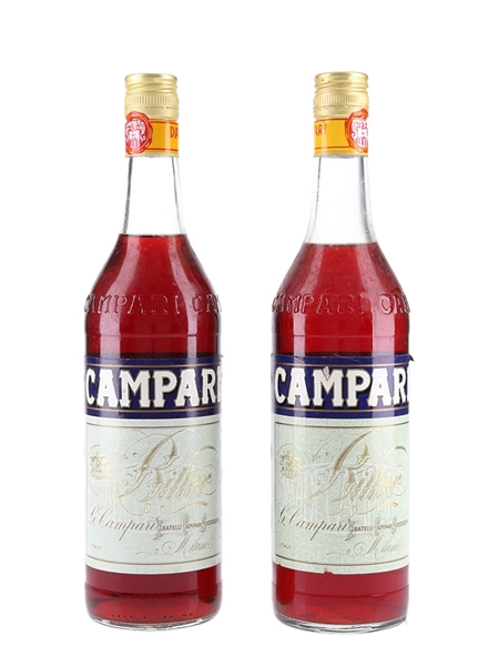 Campari Bitter Bottled 2000s 2 x 70cl / 25%