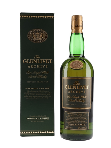 Glenlivet Archive 15 Year Old Bottled 1990s 100cl / 43%