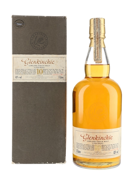 Glenkinchie 10 Year Old Bottled 1980s-1990s 100cl / 43%