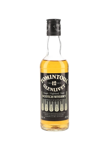 Tomintoul Glenlivet 12 Year Old Bottled 1990s 33.33cl / 43%