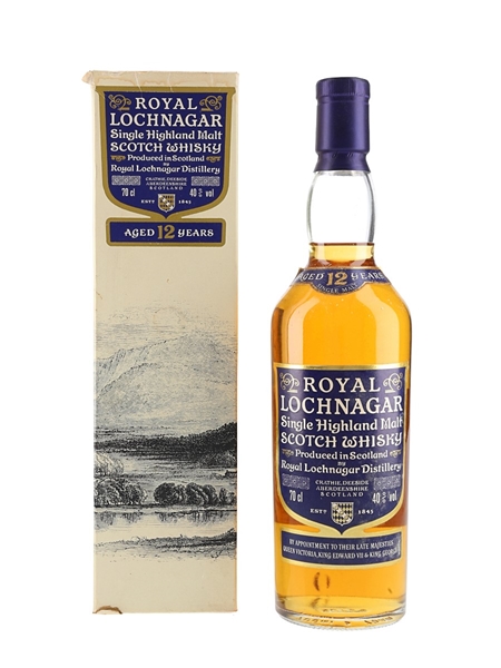 Royal Lochnagar 12 Year Old Bottled 1990s 70cl / 40%