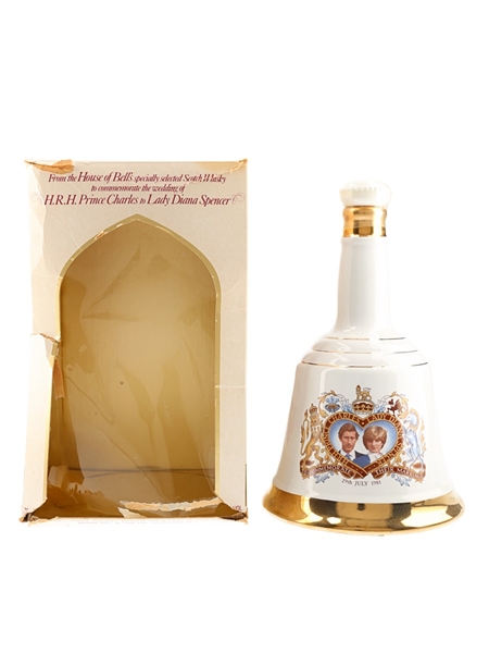 Bell's Ceramic Decanter Royal Wedding 1981 - Prince Charles & Lady Diana Spencer 75cl / 40%