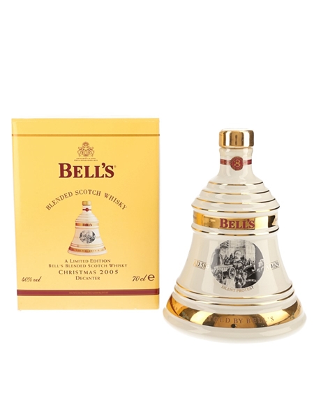 Bell's Christmas 2005 Ceramic Decanter Silent Protest 70cl / 40%