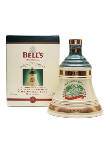 Bell's Decanter 8 Year Old Christmas 1998 Ceramic Decanter 70cl / 40%