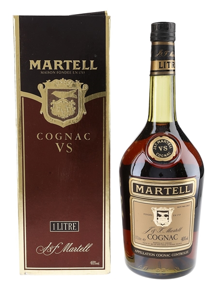 Martell VS Bottled 1980s - Duty Free 100cl / 40%