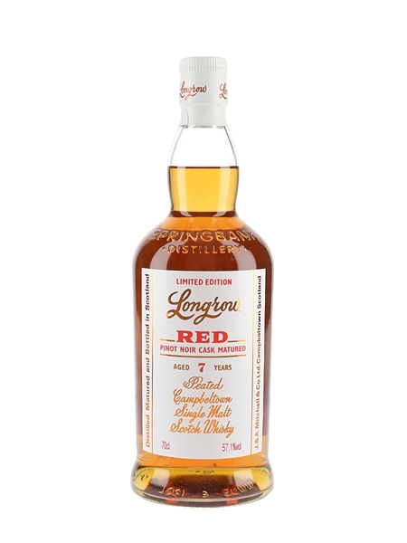 Longrow Red 7 Year Old Pinot Noir Cask Matured Bottled 2024 70cl / 57.1%