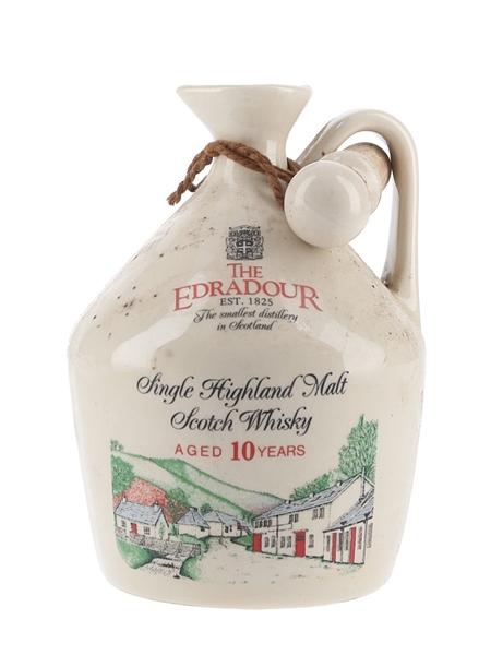 Edradour 10 Year Old Bottled 1980s - Ceramic Decanter 75cl / 43%