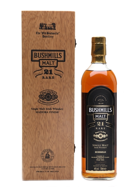 Bushmills 21 Year Old Madeira Finish Bottled 2004 70cl / 40%