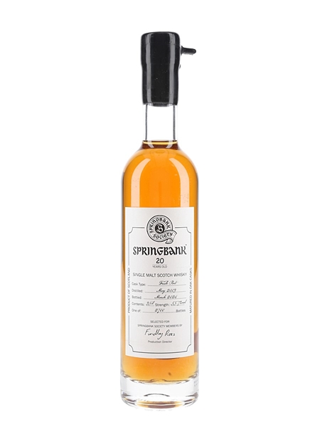 Springbank 2003 20 Year Old Bottled 2024 - Springbank Society 35cl / 55.7%