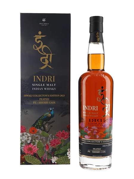 Indri Dru Indian Single Malt Whisky Diwali Collection 2023 70cl / 58%