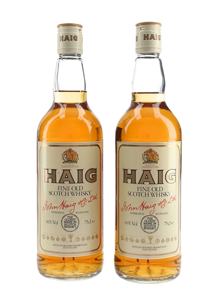 Haig Fine Old Bottled 1980s 2 x 75cl / 40%