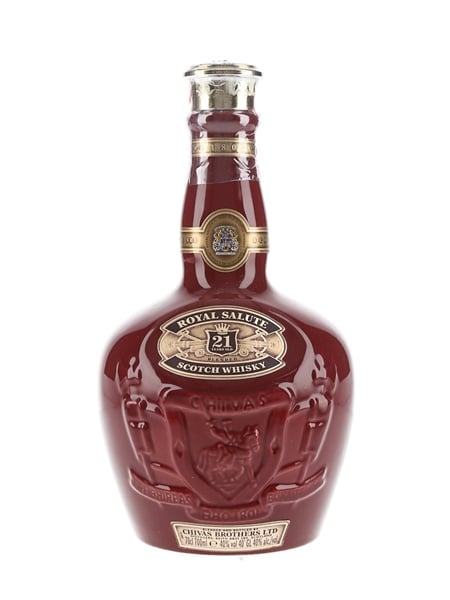 Royal Salute 21 Year Old Bottled 2000s - Ruby Ceramic Decanter 70cl / 40%