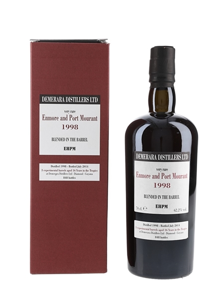 Enmore And Port Mourant 1998 16 Year Old Bottled 2014 - Velier 70cl / 62.2%