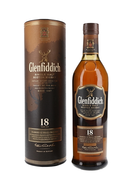 Glenfiddich 18 Year Old Batch Number 3240 70cl / 40%