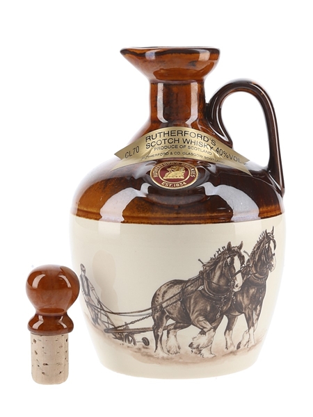 Rutherford's Ceramic Decanter Montrose Pottery 70cl / 40%