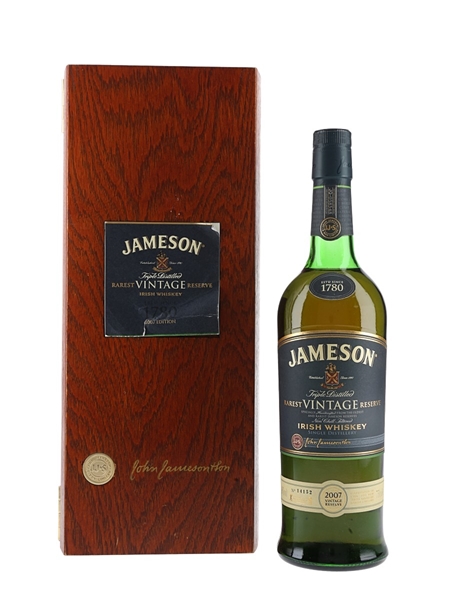 Jameson 2007 Rarest Vintage Reserve  70cl / 46%