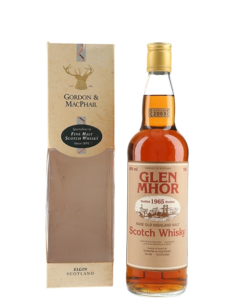 Glen Mhor 1965 Bottled 2003 - Gordon & MacPhail 70cl / 40%