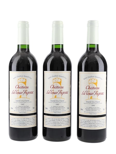 1997 Chateau La Tour Figeac Grand Cru Classe 3 x 75cl / 12.8%