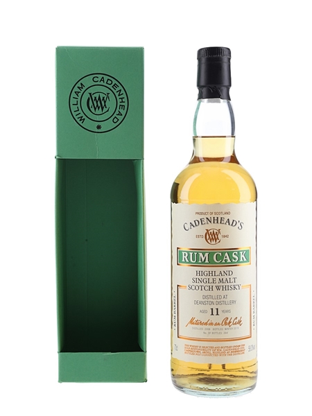 Deanston 2008 11 Year Old Bottled 2019 - Cadenhead's 70cl / 58%