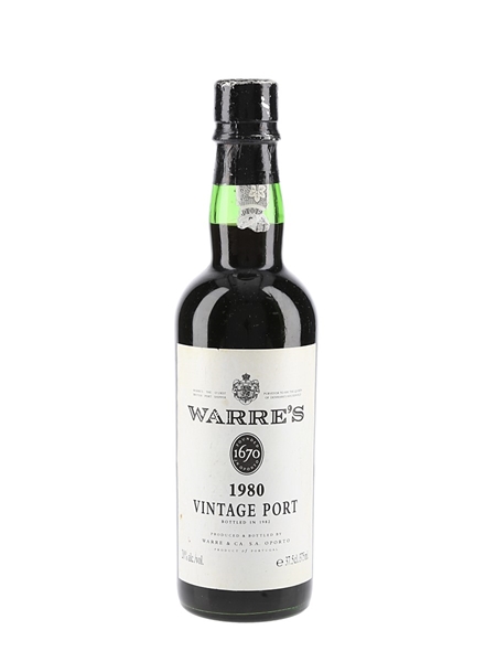 1980 Warre's Vintage Port Bottled 1982 37.5cl / 20%