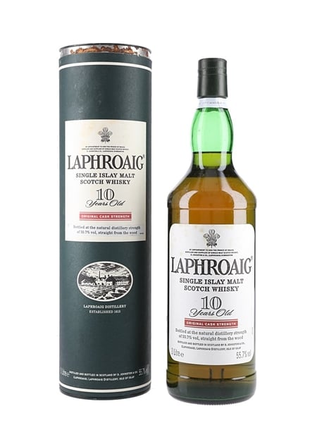 Laphroaig 10 Year Old Original Cask Strength Bottled 2000s 100cl / 55.7%