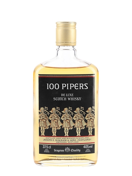 Seagram's 100 Pipers Bottled 1980s 37.5cl / 40%