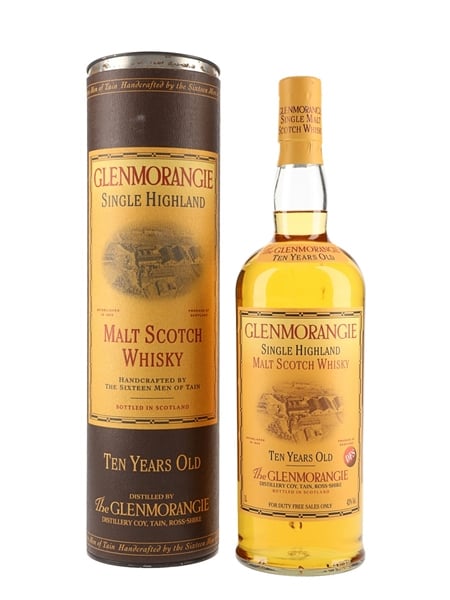 Glenmorangie 10 Year Old Bottled 1990s - Duty Free 100cl / 43%