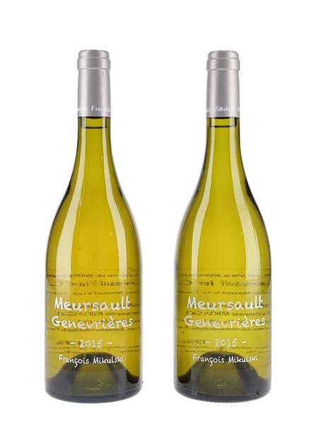 2015 Meursault Premier Cru Genevrieres Francois Milkulski 2 x 75cl / 13%