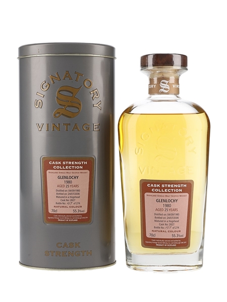 Glenlochy 1980 25 Year Old Bottled 2006 - Signatory Vintage 70cl / 55.3%