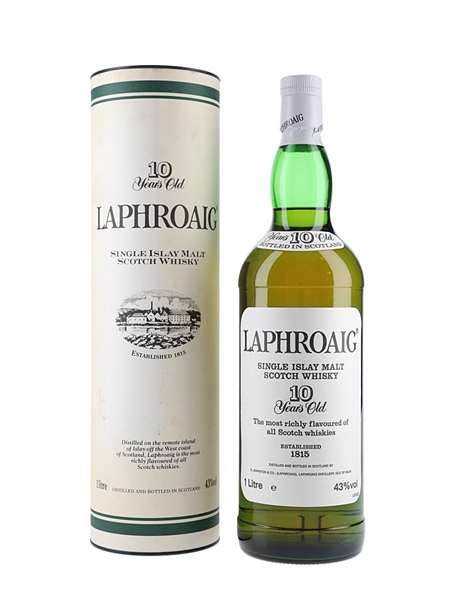 Laphroaig 10 Year Old Bottled 1990s 100cl / 43%