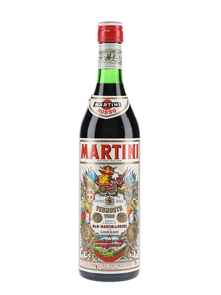 Martini Rosso Vino Vermouth Bottled 1970s-1980s 75cl