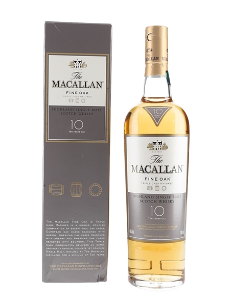 Macallan 10 Year Old Fine Oak Triple Cask Matured 70cl / 40%