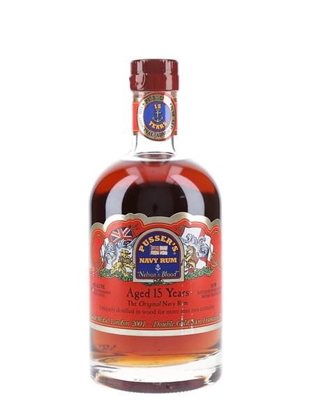 Pusser's Navy Rum 15 Year Old Nelson's Blood 70cl / 40%